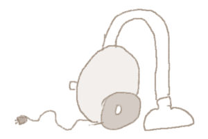 掃除機の絵です