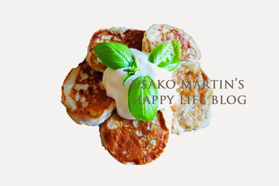 【４】【レシピ】ヴィーガンバナナパンケーキの作り方 ＊イラストレシピ＊