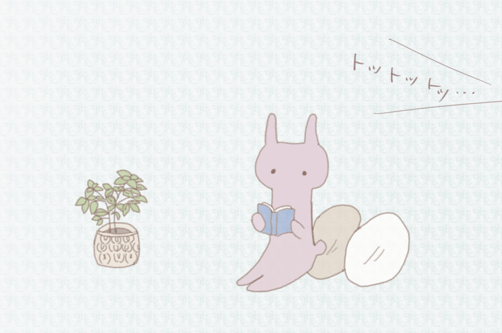 なにやら遠くから足音が聞こえてきた