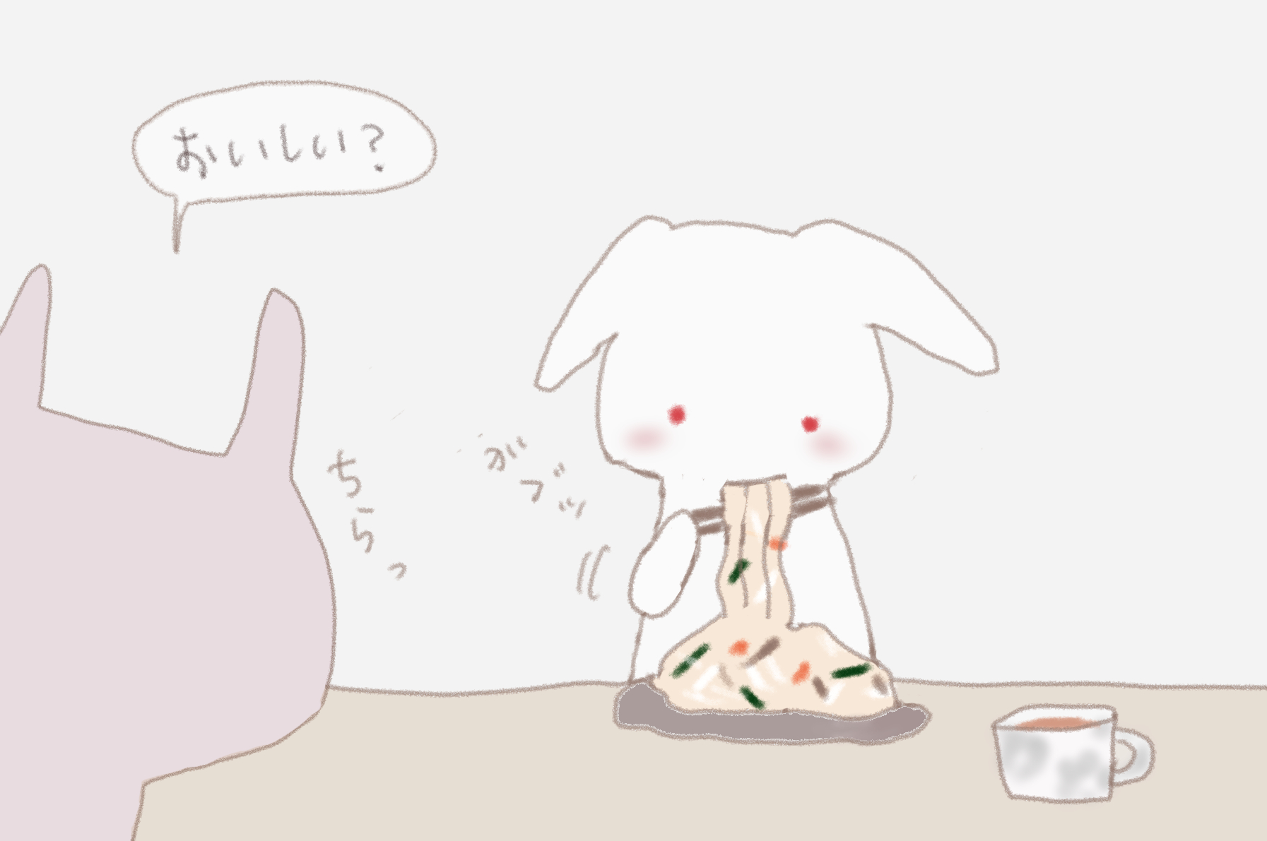 【６２】細麺パスタで塩やきそば | 友達とおうちランチ♡