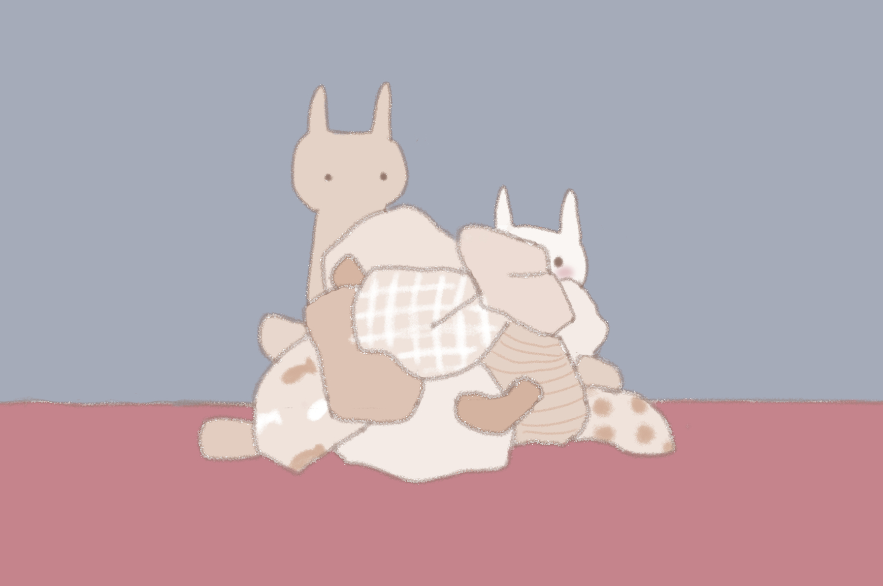 【７３】２人の家事分担｜洗濯物をたたむ