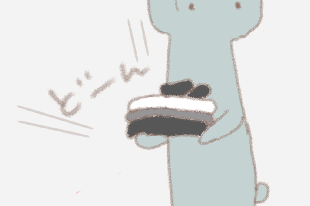 どーーん（うさおくんの衣類の拡大）