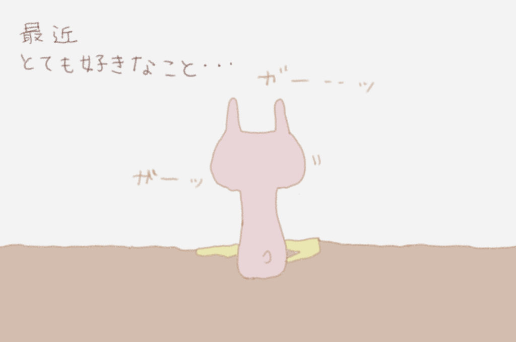 最近とても好きなこと・・・